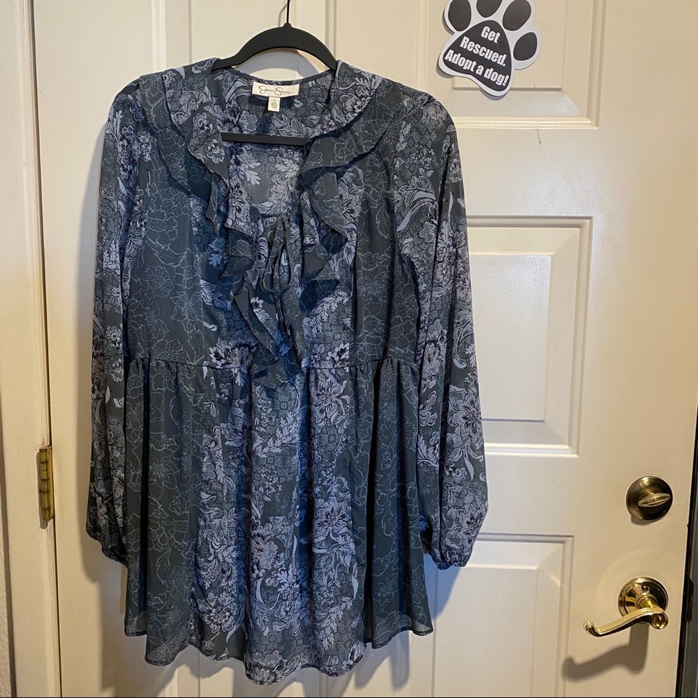 Jessica Simpson Maternity Blouse Size Large